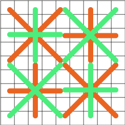 Reversed Double Cross - Color Sample 4