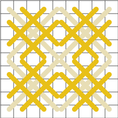 Woven Cross - Color Sample 1