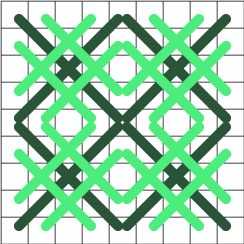 Woven Cross - Color Sample 2